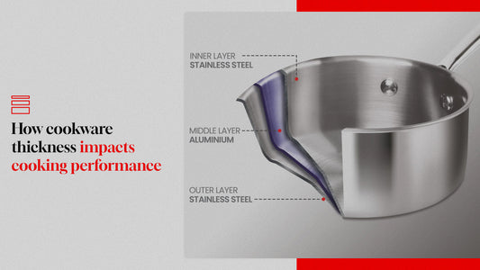 How Cookware Thickness Impacts Cooking Performance