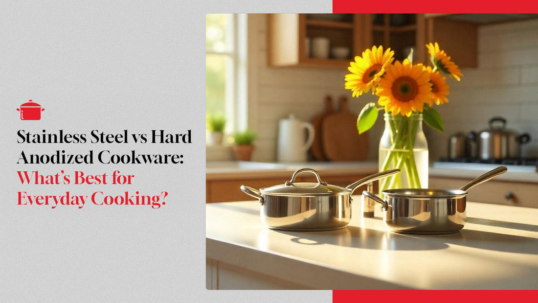 stainless steel vs hard anodized cookware