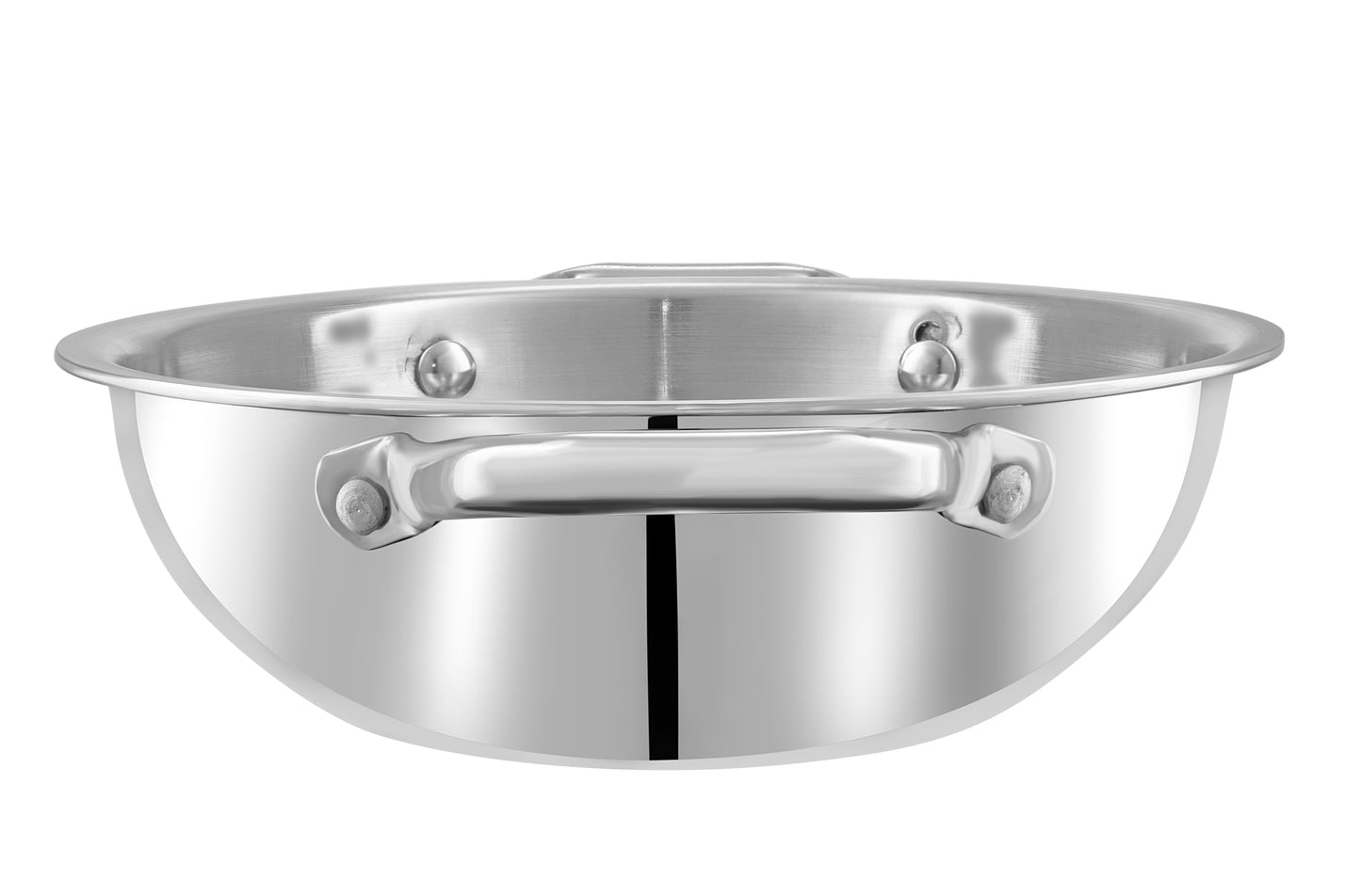 Metalux Triply Kadai 22 CM With Lid