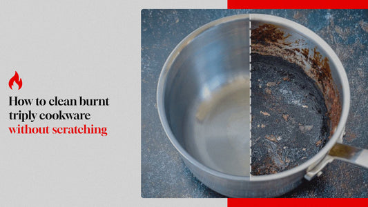 How To Clean Burnt Triply Cookware Without Scratching