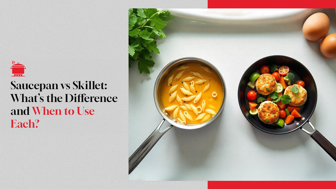 Saucepan vs Skillet: What’s the Difference and When to Use Each?