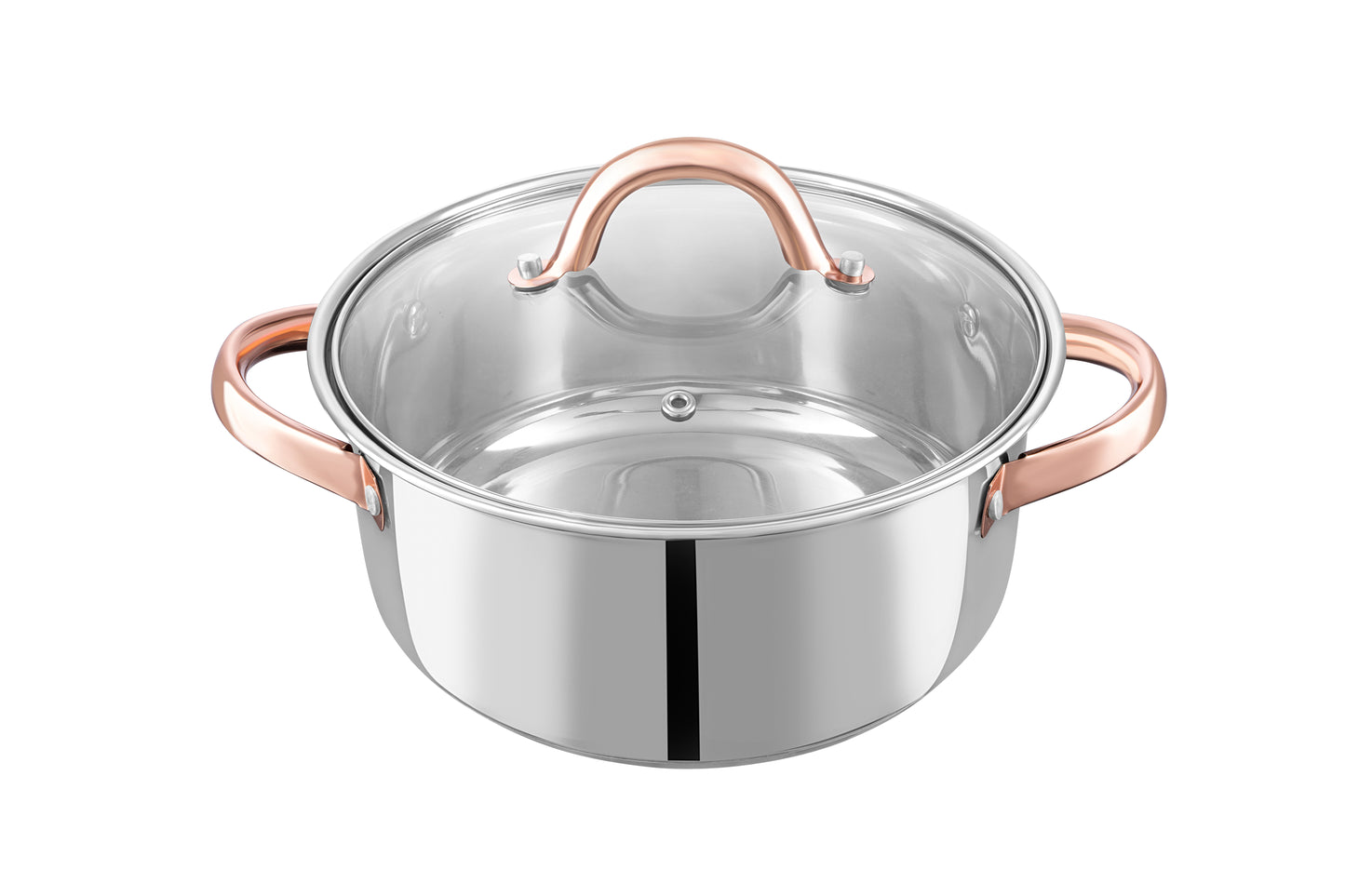 Meta 4pc cookware set with PVD Handle