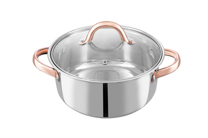 Meta 4pc cookware set with PVD Handle